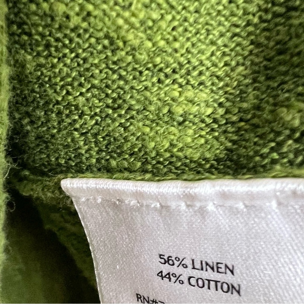 New Eileen Fisher Top Linen Cotton Blouse Oversized - Picture 5 of 6